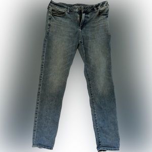 Express Men’s Hyperstretch Skinny Jeans waist 36 length 34 - Blue Wash